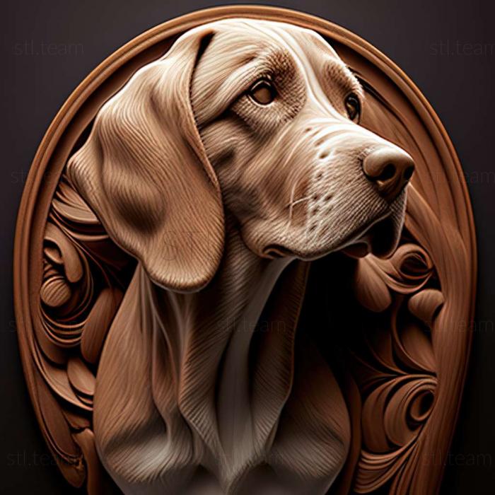 3D model Drever dog (STL)